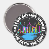 Logo-Magnet für Boston Skyline Chorus Magnet (Vorderseite/Rückseite)