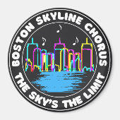 Logo-Magnet für Boston Skyline Chorus Magnet (Vorne)