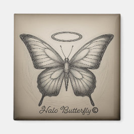 Logo-Magnet für Halo Butterfly Magnet