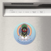 Logo-Magnet für tibetische Mastiff-Lotus-Blume Magnet (In Situ (Geschirrspüler))