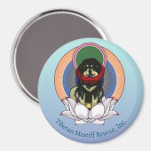 Logo-Magnet für tibetische Mastiff-Lotus-Blume Magnet (Vorderseite/Rückseite)