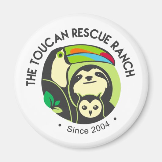 Logo-Magnet für Toucan Rescue Ranch Magnet (Vorne)