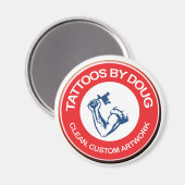 Logo-Magnet Magnet (Vorderseite/Rückseite)