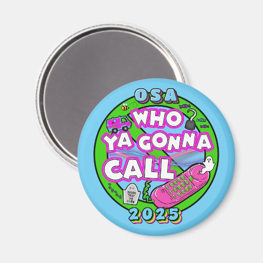 Logo-Magnet OSA 2025 Magnet (Vorderseite/Rückseite)