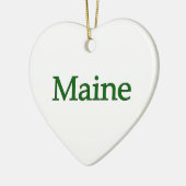 Logo Maines USA Keramikornament (Links)