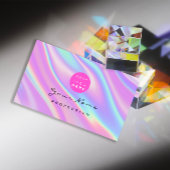 Logo-Makeup-Artist-Haarnagel Abstrakt Visitenkarte