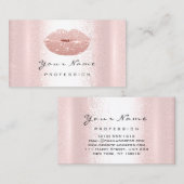 Logo-Makeup Berufliche Lippen Kiss Blush Visitenkarte (Vorne/Hinten)