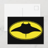 Logo Manta Ray Postkarte (Vorne/Hinten)
