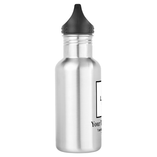 Logo-Marke Edelstahlflasche (Links)