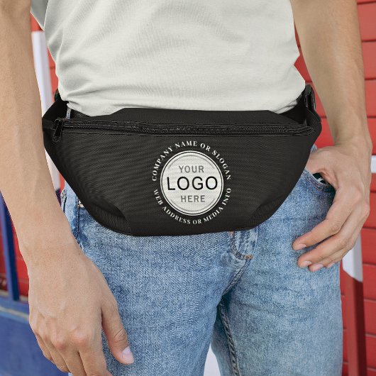 Logo-Marke für Unternehmen Moderne Werbeaktion Bauchtasche