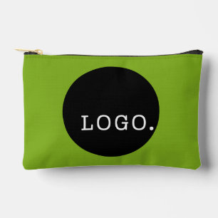 LOGO MARKEN CLIENT GIFT MARKETING MERCH LIME GREEN ZUBEHÖRTASCHE