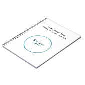 Logo-Markenwerbung für Unternehmen Notizblock (Linke Seite)