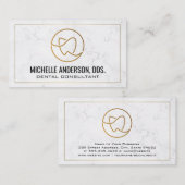 Logo | Marmor Visitenkarte (Vorne/Hinten)