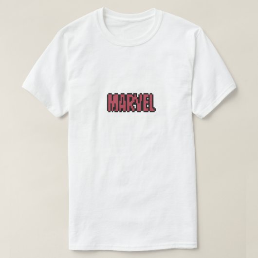 Logo "MARVEL" gedruckter T - Shirt (Design vorne)