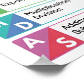 Logo-Matte für klassisches Poster in High School (Ecke)