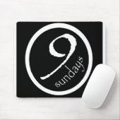 Logo-Mausunterlage des Kreises 9sundays Mousepad (Mit Mouse)