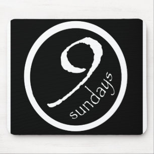 Logo-Mausunterlage des Kreises 9sundays Mousepad