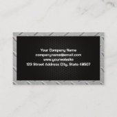 Logo "Mechanische Dienste" | Metallkolben Visitenkarte (Rückseite)