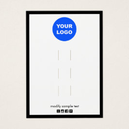 Logo-Mehrfach-3-Hair-Clip-Display-Halter hinzufüge