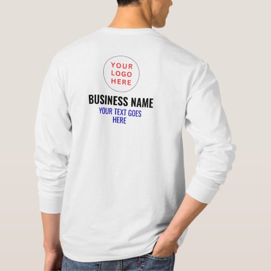 Logo-Member für Vorderseite und Rückseite | Herren T-Shirt (Rückseite)