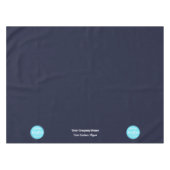 Logo-Messe Blue Tischdecke (Vorderseite (Horizontal))