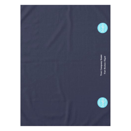 Logo-Messe Blue Tischdecke (Vorderseite)