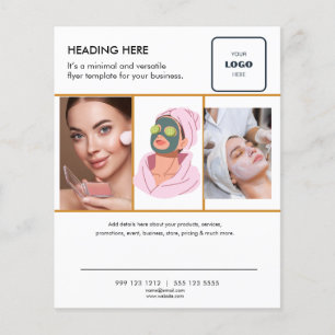 Logo Minimal Foto Business Marketing Flyer