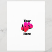 Logo Minimal Photo Business Marketing Flyer (Hinten)