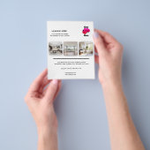 Logo Minimale Foto-Geschäftsvermarktung Flyer (Gruppe)