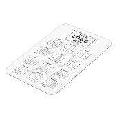 Logo Minimalistisch 2025 Monatlicher Kalender Magnet (Linke Seite)