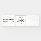 Logo Minimalistisch Modern Banner (Horizontal)