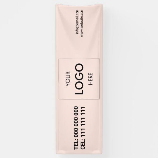 Logo Minimalistisch Modern Banner (Vertikal)