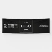 Logo Minimalistisch Modern Banner (Horizontal)