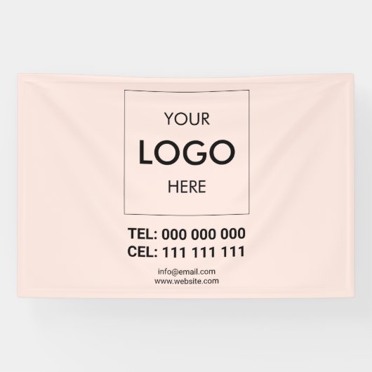 Logo Minimalistisch Modernes Business-Banner Banner (Horizontal)