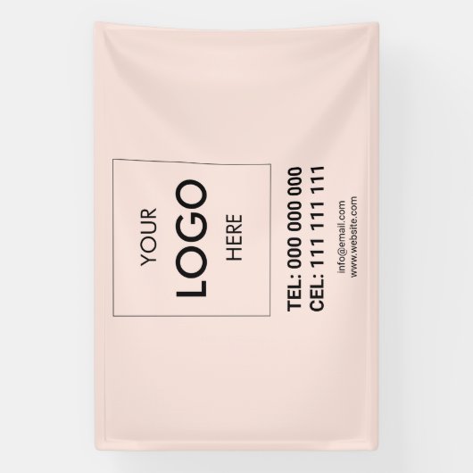 Logo Minimalistisch Modernes Business-Banner Banner (Vertikal)