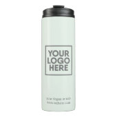 Logo | Minimalistisch Therme in der Geschäftsgesel Thermosbecher (Vorderseite)