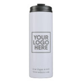 Logo | Minimalistisch Therme in der Geschäftsgesel Thermosbecher (Vorderseite)