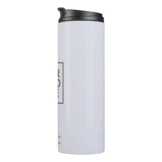 Logo | Minimalistisch Therme in der Geschäftsgesel Thermosbecher (Nach rechts gedreht)