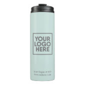 Logo | Minimalistisch Therme in der Geschäftsgesel Thermosbecher (Vorderseite)