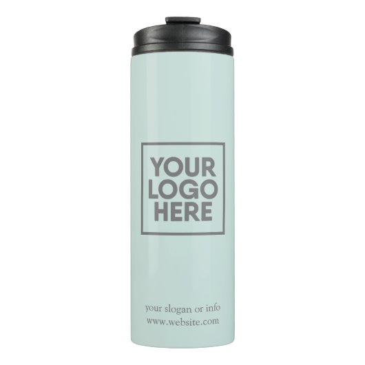 Logo | Minimalistisch Therme in der Geschäftsgesel Thermosbecher (Vorderseite)