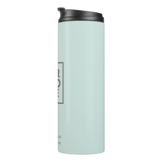 Logo | Minimalistisch Therme in der Geschäftsgesel Thermosbecher (Nach rechts gedreht)