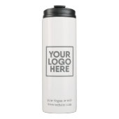 Logo | Minimalistisch Therme in der Geschäftsgesel Thermosbecher (Vorderseite)