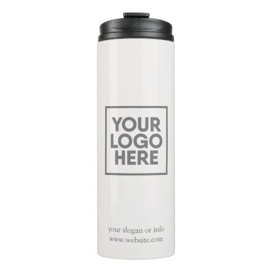 Logo | Minimalistisch Therme in der Geschäftsgesel Thermosbecher (Vorderseite)