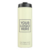 Logo | Minimalistisch Therme in der Geschäftsgesel Thermosbecher (Vorderseite)