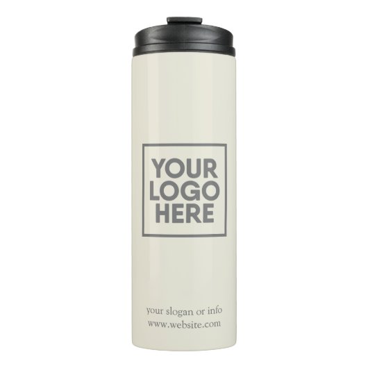 Logo | Minimalistisch Therme in der Geschäftsgesel Thermosbecher (Vorderseite)