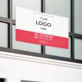 Logo-Minimalistischer Beruflicher Geschäftsbanner Banner (Äußeres Gebäude)