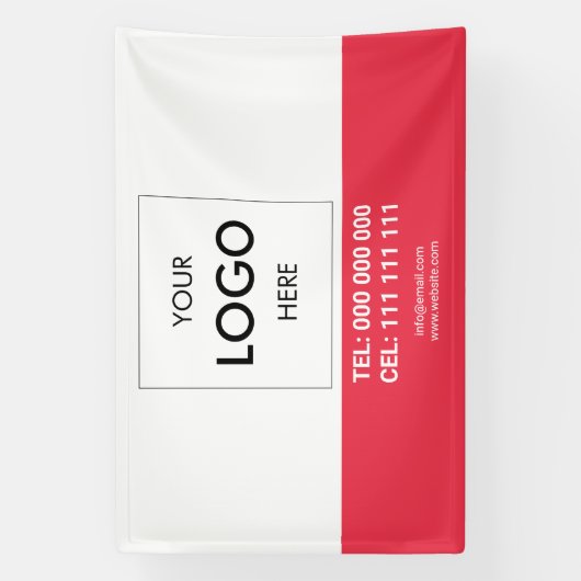 Logo-Minimalistischer Beruflicher Geschäftsbanner Banner (Vertikal)