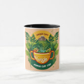 Logo mit dem Text-Dschungelbecher Tasse (Zentrum)