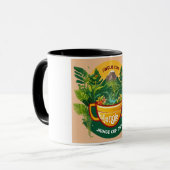 Logo mit dem Text-Dschungelbecher Tasse (Vorderseite Links)