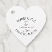 Logo mit Liebe hinzufügen |Danke für Ihre Bestellu Geschenkanhänger (Vorderseite)